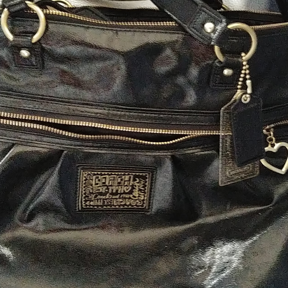 Coach Patent Leather Tote